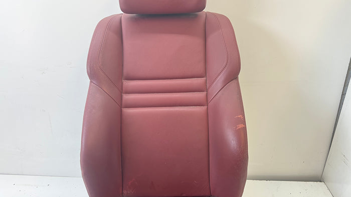 BMW E60 E61 M5 Left/Driver Side Front Seat Indianapolis Red Merino Leather (X3A7)