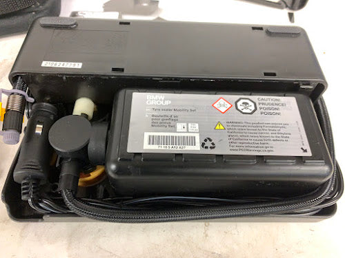 BMW F80 F82 M3 M4 Mobility Flat Tire Repair Inflation System Set 71105A34B40 *Damaged*