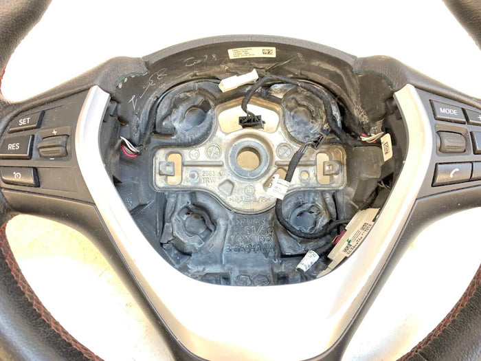 BMW F30 F31 F32 F33 F34 F36 3 & 4 Series Leather Heated Sport Steering Wheel W/Red Stitching 61319218380