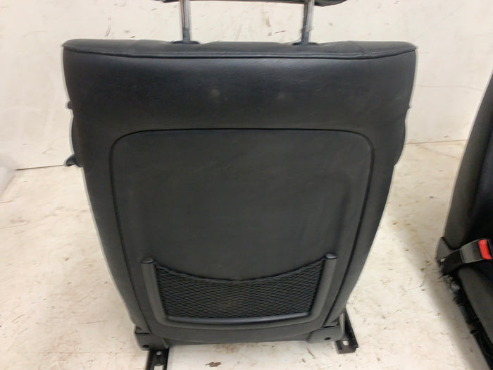 BMW E46 330i 328i 325i 323i 320i Sedan/Wagon Black Leather Manual Heated Front Comfort Non-Sport Driver & Passenger Seats