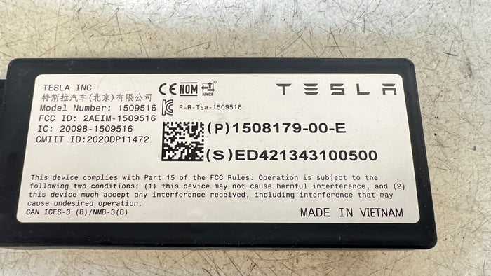 Tesla Model Y Rear Bluetooth Module 1508179-00-E