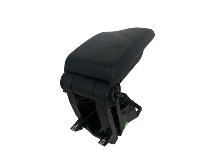 BMW E46 330xi 328i 325i 323i 320i Black Leather Center Console Armrest & Mount 8213678