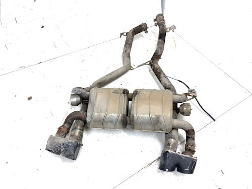 BMW F80 F82 M3 M4 Capristo Valved Exhaust Muffler w/ Cermaic Tips 02BM07403001 *Damaged*