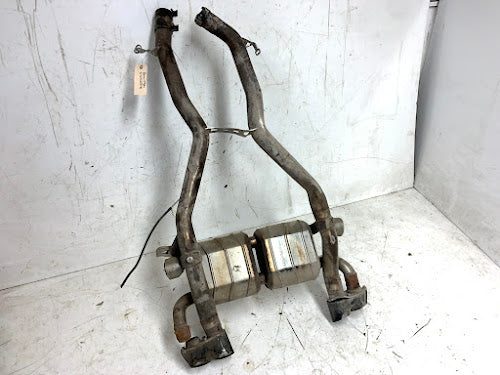 BMW F80 F82 M3 M4 Capristo Valved Exhaust Muffler w/ Cermaic Tips 02BM07403001 *Damaged*