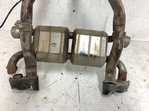 BMW F80 F82 M3 M4 Capristo Valved Exhaust Muffler w/ Cermaic Tips 02BM07403001 *Damaged*