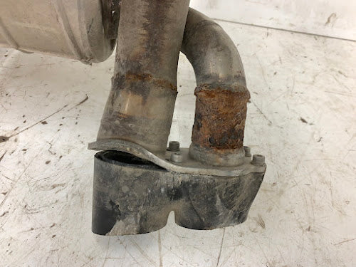 BMW F80 F82 M3 M4 Capristo Valved Exhaust Muffler w/ Cermaic Tips 02BM07403001 *Damaged*