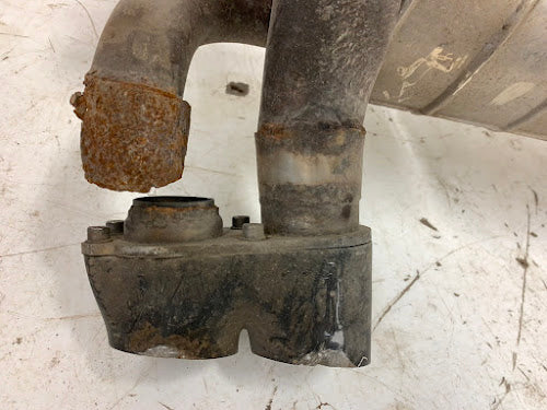 BMW F80 F82 M3 M4 Capristo Valved Exhaust Muffler w/ Cermaic Tips 02BM07403001 *Damaged*