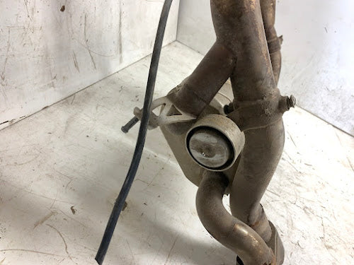 BMW F80 F82 M3 M4 Capristo Valved Exhaust Muffler w/ Cermaic Tips 02BM07403001 *Damaged*