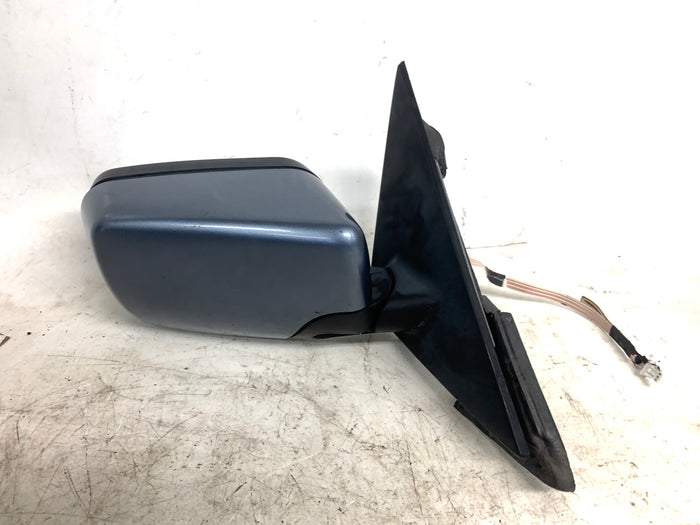 BMW E46 330xi 328i 325i 323i 320i Sedan/Wagon Right/Passenger Side View Mirror Steel Blue Metallic (372) *DAMAGED*