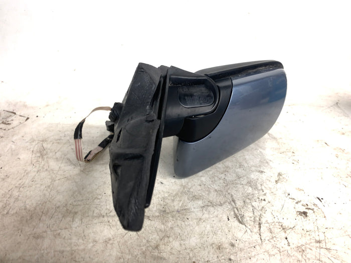 BMW E46 330xi 328i 325i 323i 320i Sedan/Wagon Right/Passenger Side View Mirror Steel Blue Metallic (372) *DAMAGED*