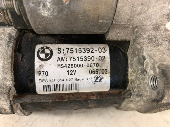 BMW E46 330i 330xi 330ci M54 Starter Motor 7515392