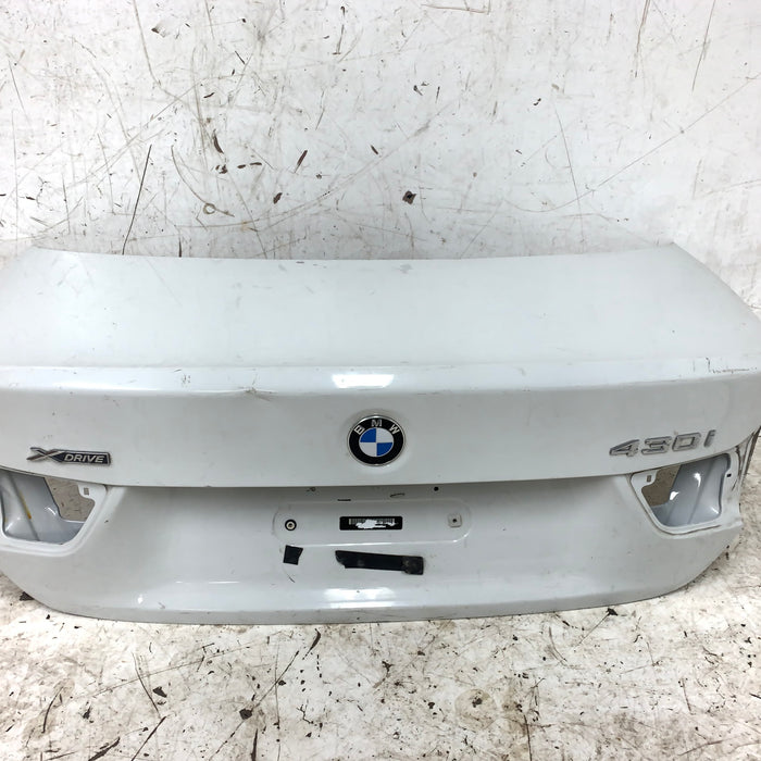 BMW F32 430xi 440xi 428xi 435xi Trunk Lid *DAMAGED*