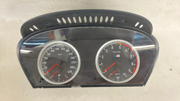 BMW E60/E61 M5 E63/E64 M6 Gauge Cluster KPH 62107842074 *DAMAGED*