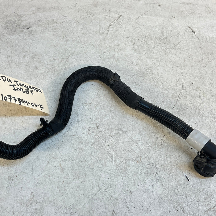 Tesla Model Y Rear Drive Unit/RDU Inverter Inlet Coolant Hose 1077594-00-F