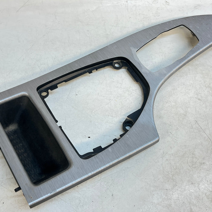 BMW E60 E61 M5 Center Console Aluminum Shadow Trim 51167897688 *DAMAGED*