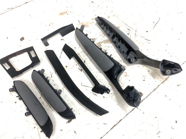BMW E46 M3 330Ci 325Ci ZHP M Sport Coupe Black Cube & Dove Grey Armrest Dash Trim Set