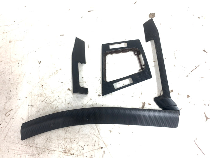BMW E46 M3 330Ci 325Ci ZHP M Sport Coupe Black Cube & Dove Grey Armrest Dash Trim Set