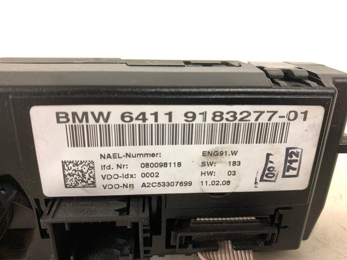 BMW E82 E88 135i 128i HVAC Climate Control Switch Panel & Heated Seat Buttons 9183277/6962604