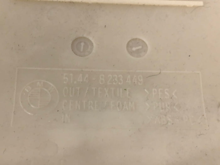 BMW E46 M3 330ci 328ci 325ci 323ci Coupe Black Alcantara Headliner Sunroof Switch Cover Trim Panel 51448233449