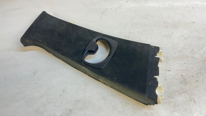 BMW E60 M5 Right/Passenger Side Black Alcantara B Pillar Trim 7027088 *DAMAGED*