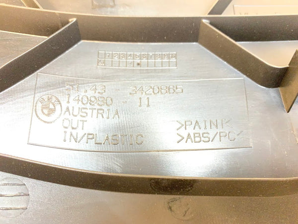 BMW E86 Z4M Coupe Rear Load Space Railing Trim Right Black 51433421450