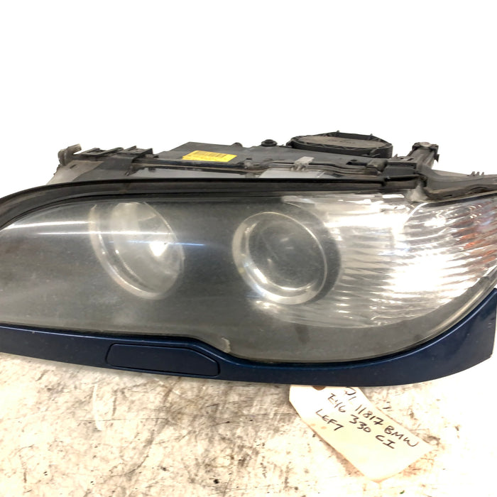 BMW E46 330ci 325ci Coupe/Convertible Facelift Left/Driver Side Adaptive Xenon Headlight 6920613 *DAMAGED*