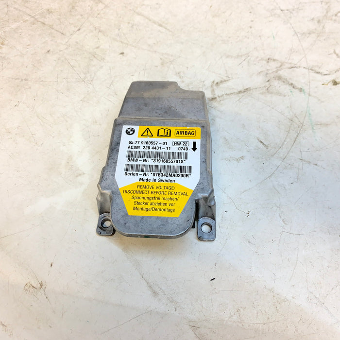 BMW E85/E86 Z4 SRS Airbag Control Module 9160557