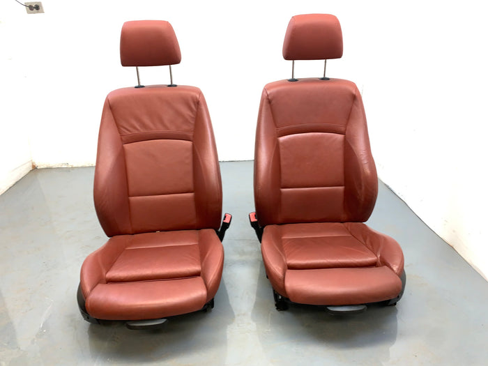 BMW E90 3 Series Red Brown Dakota Leather Interior Set W/Sport Seats & Door Panels & Armrest