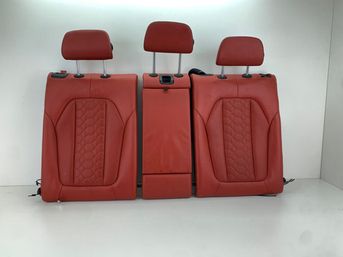 BMW F97 X3 M Merino Leather Rear Seat Set Red Back Rest Arm Rest Set Sakhir Orange 52208067200