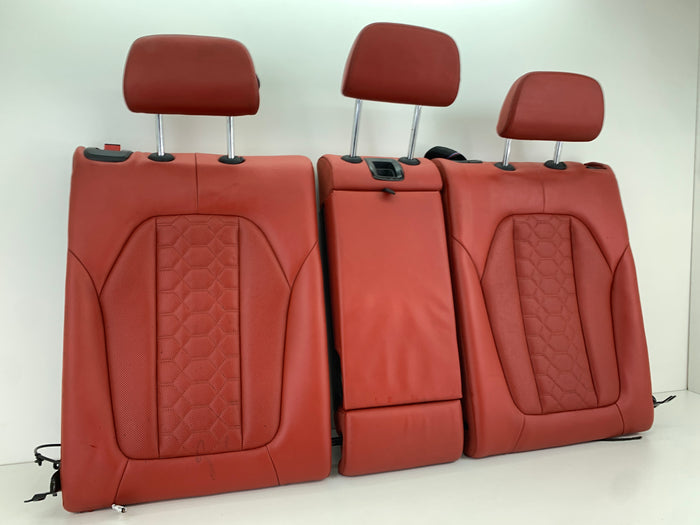 BMW F97 X3 M Merino Leather Rear Seat Set Red Back Rest Arm Rest Set Sakhir Orange 52208067200