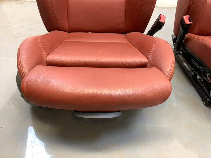 BMW E90 3 Series Red Brown Dakota Leather Interior Set W/Sport Seats & Door Panels & Armrest