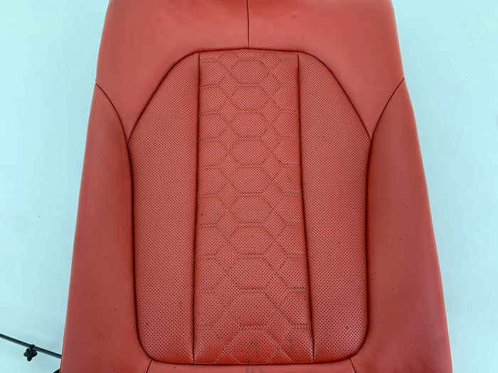 BMW F97 X3 M Merino Leather Rear Seat Set Red Back Rest Arm Rest Set Sakhir Orange 52208067200