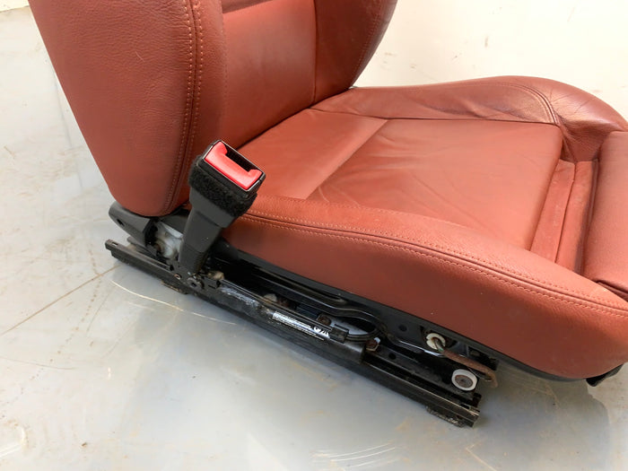 BMW E90 3 Series Red Brown Dakota Leather Interior Set W/Sport Seats & Door Panels & Armrest