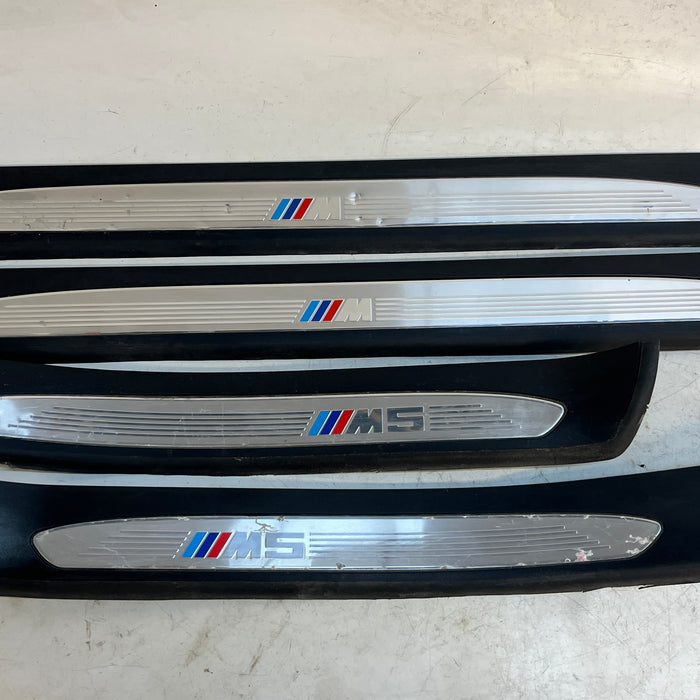 BMW E60 M5 M Sport Door Sill Trim SET 51477898819 / 51477898821
