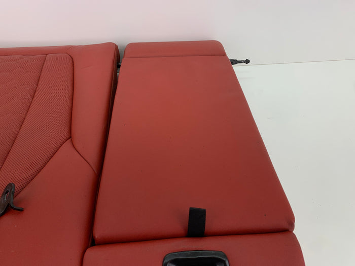 BMW F97 X3 M Merino Leather Rear Seat Set Red Back Rest Arm Rest Set Sakhir Orange 52208067200