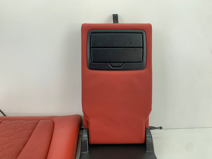 BMW F97 X3 M Merino Leather Rear Seat Set Red Back Rest Arm Rest Set Sakhir Orange 52208067200