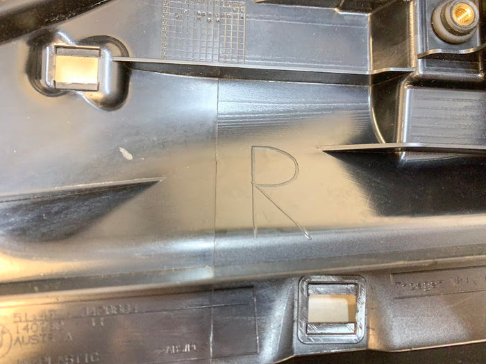 BMW E86 Z4M Coupe Trunk Trim Support Right Black 51433420864