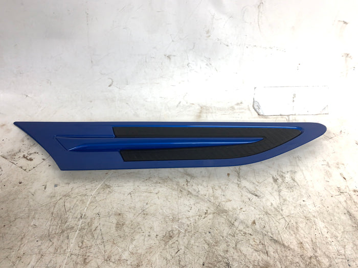 Subaru BRZ Right/Passenger Side Fender Garnish Vent Trim WR Blue Pearl 91112CA06/C11010079