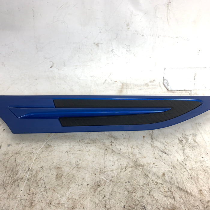 Subaru BRZ Right/Passenger Side Fender Garnish Vent Trim WR Blue Pearl 91112CA06/C11010079