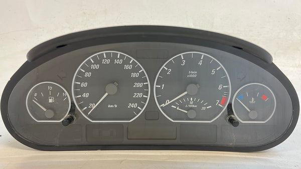 BMW E46 330ci Coupe/Convertible Manual Transmission Gauge Cluster KPH 4117802