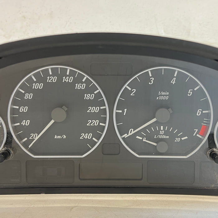 BMW E46 330ci Coupe/Convertible Manual Transmission Gauge Cluster KPH 4117802