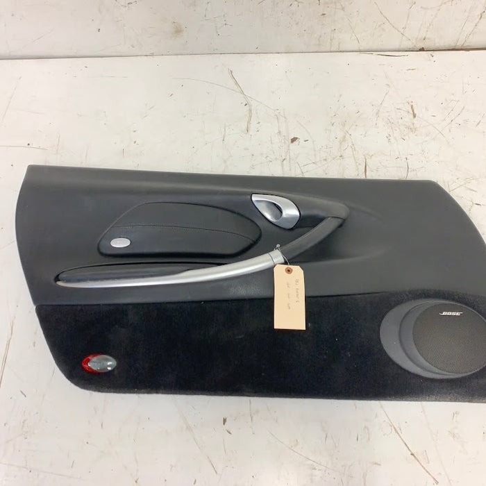 Porsche 986 Boxster S Left/Driver Side Door Panel W/Silver Trim & Bose 99655532102