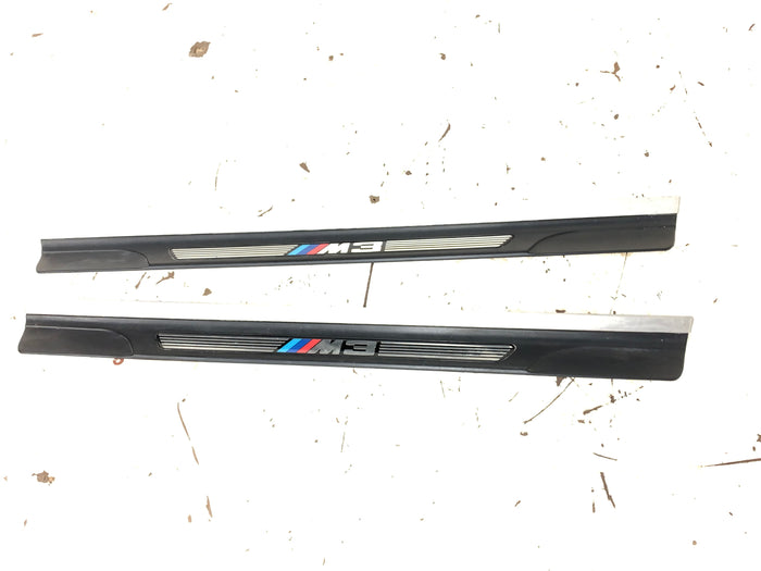 BMW E46 M3 Coupe/Convertible Left/Right Door Sill Trim 51477891927/51477891928 *DAMAGED*