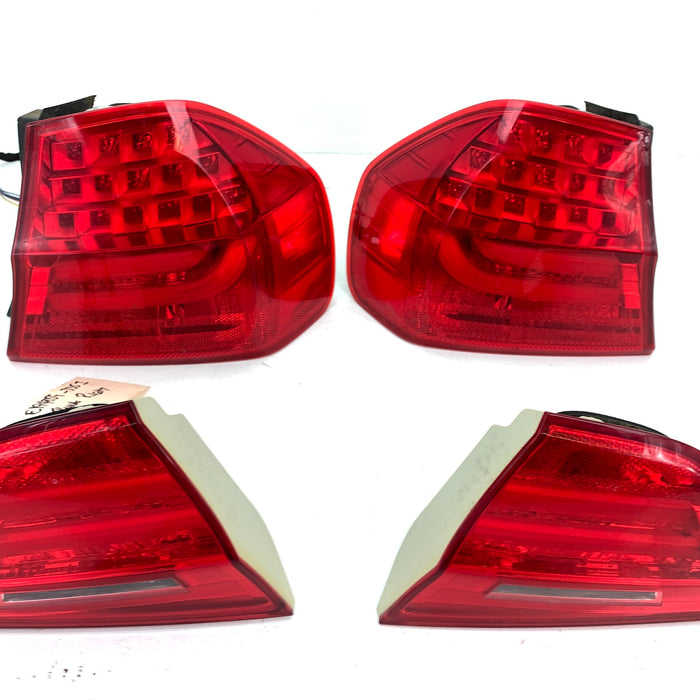 BMW E90 3 Series LCI Tail Light Set 7154156/7154155/7289429/7289430