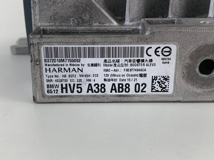 BMW F97 X3 M/F98 X4 M Active Sound Design/ASD Control Module W/Harman Kardon HV5A38AB802