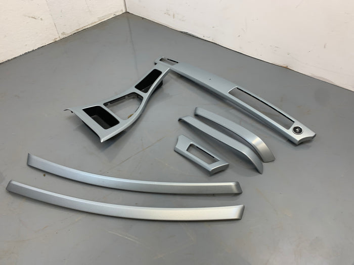 BMW E90 E91 3 Series M Sport Glacier Silver Non-iDrive Interior Trim Set 9148069/9145410/9145147/9198283/9148067/9145407/9145408