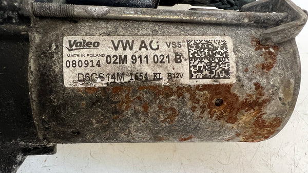 Volkswagen MK7/5G GTI 2.0T Engine Starter Motor 02M911021