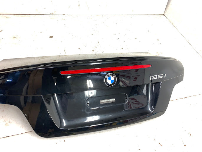 BMW E82 135i 128i Pre-LCI Trunk Lid W/Spoiler Black Sapphire Metallic (475) 41627181144