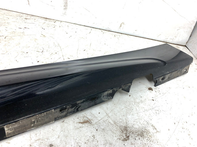 BMW E82 E88 135i 128i M Sport Right/Passenger Side Skirt Black Sapphire Metallic (475) 51778037454