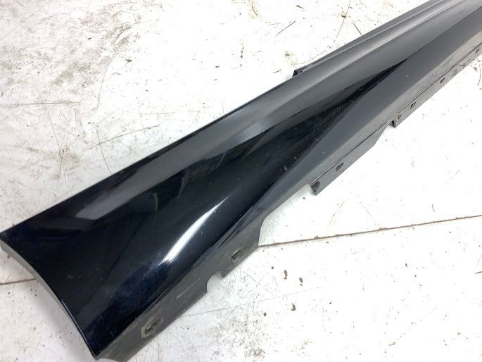 BMW E82 E88 135i 128i M Sport Right/Passenger Side Skirt Black Sapphire Metallic (475) 51778037454